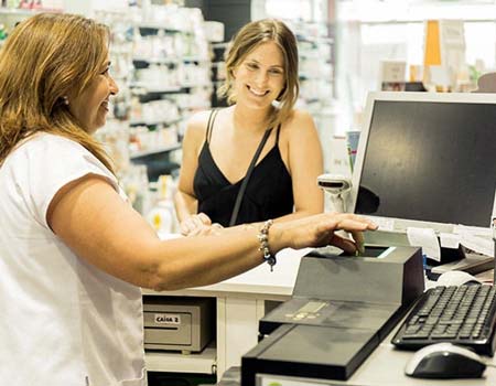 Cashlogy pos1500 para farmacias en Málaga